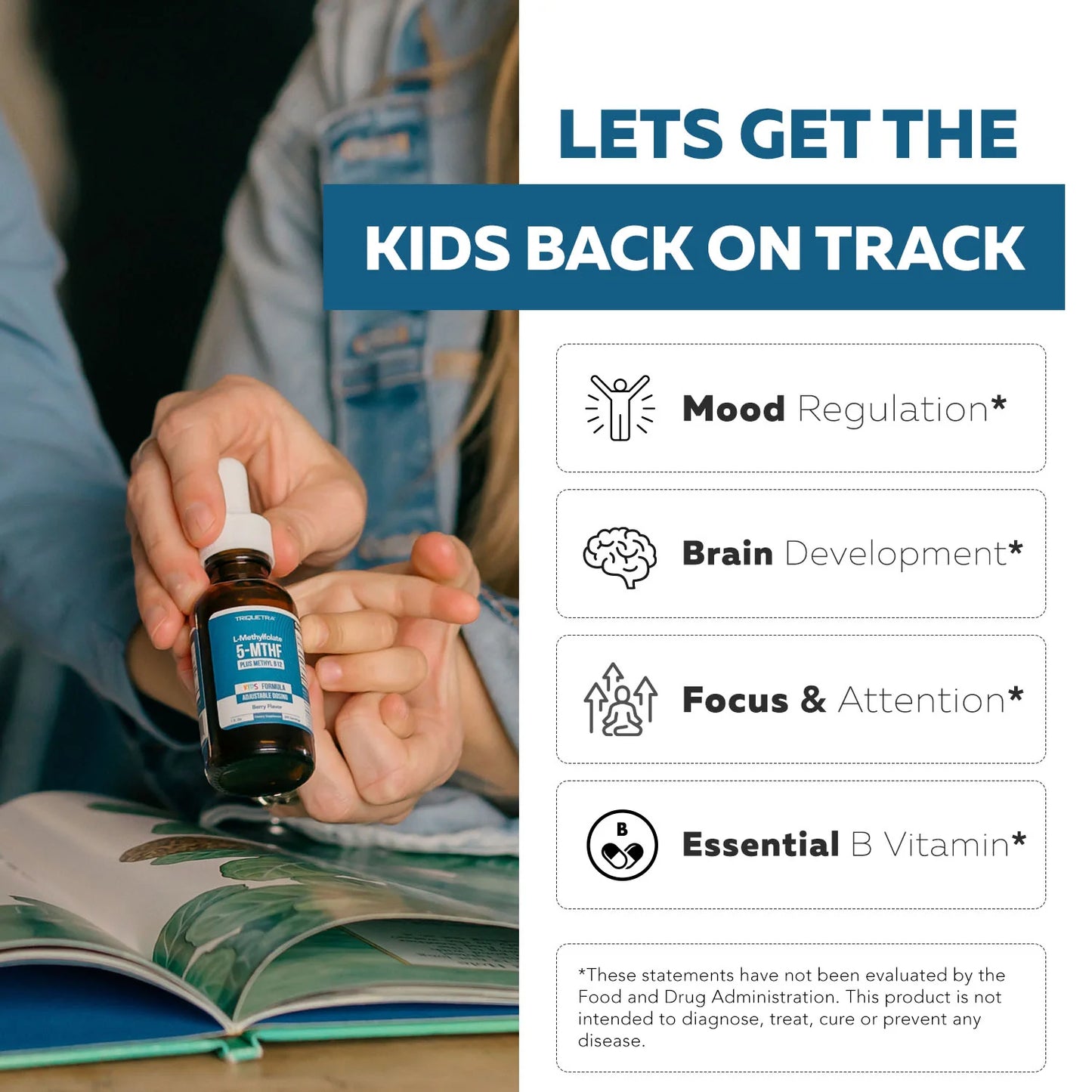 Nuevera Organic Kids Methylfolate + B12 Drops