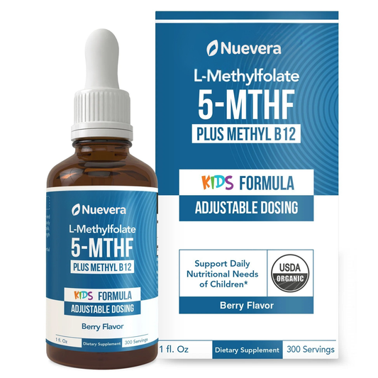 Nuevera Organic Kids Methylfolate + B12 Drops